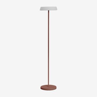 Sklum L&aacute;mpara De Pie Solar Led Inal&aacute;mbrica Para Exterior En Polietileno Y Hierro Ulenia Sklum