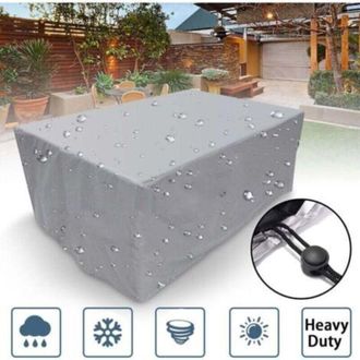 OEM Funda Protectora Rectangular Para Muebles De Jard&iacute;n, Fabricada En Poli&eacute;ster, Impermeable, A Prueba De Polvo Y Resistente A Los Rayos Uv, Para Sillas O