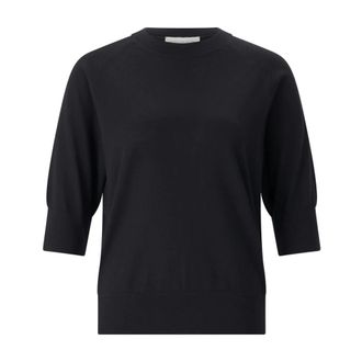 Dries Van Noten Round-neck Knitwear, female, Black, Size: XS Round-neck Knitwear