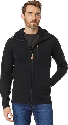 Fj&auml;llr&auml;ven Keb Fleece Hoodie Mens Sweatshirt Black 1 : LG, Polyester/Wool/Elastane