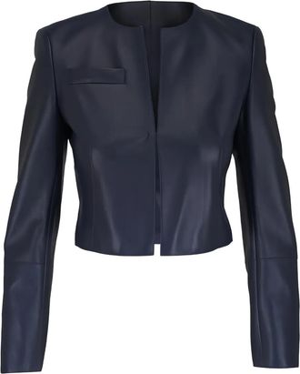 Akris Giacca crop Hasson - Blu