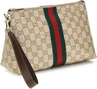 Gucci Mens Beige Fabric Shoulder Bag