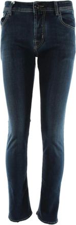 Jacob Cohen Heren, Jeans, Blauw, Maat: W33 Katoen