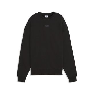 Puma Felpa con cappuccio Essentials Elevated Comfort da donna, Abbigliamento, Nero, S