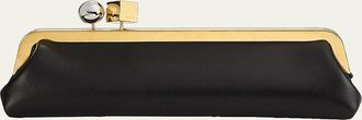 Jacquemus The Salon Leather Pochette Clutch Bag