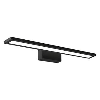Rossini Illuminazione Read Applique Da Bagno Led 20w 2300lm 3000k Ip20 Nera - Rossini Illuminazione - Lampada A Parete Sottile Per Specchi E Quadri In Metallo