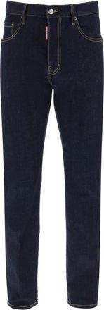 Dsquared2 Blauwe Katoenen Denim Jeans - Heren - Slim Fit Jeans - Blauw - XS - Katoen - Jeans