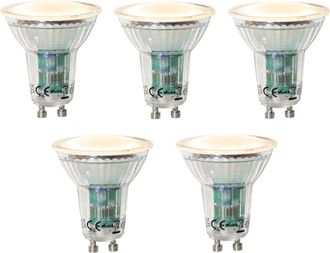 LUEDD Set di 5 lampadine led GU10 dimmerabili con sensore crepuscolare 3W 200 lm 2200K - Luedd