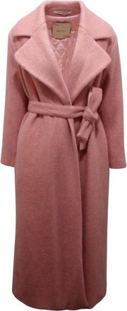 Emma & Gaia Capes - Dames - Jas met riem - Roze - XS - Jassen