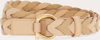 Ferragamo Women Sized Gancini belt Beige
