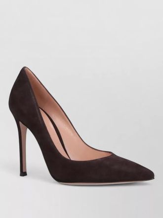 Gianvito Rossi high heel pumps pointed toe suede