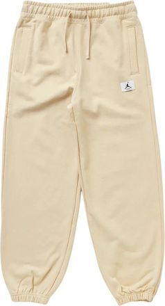 Nike Jordan Flight Fleece Broek - Dames - Trainingsbroeken - Beige - L - Katoen - Fitness