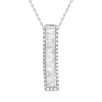 Grown Brilliance 14KT White Gold 1.00 Carat Lab Grown Diamond Pendant Necklace for Women