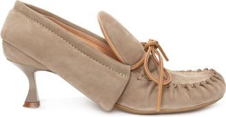 J.W.Anderson suede moccasin pumps - women - Leather - 36 - Neutrals