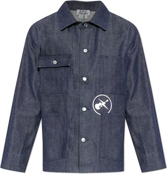 A.P.C. Grand Jack Jas - Heren - Spijkerjassen - Blauw - L - Denim - Jassen
