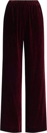 Max Mara Wijde broek - Dames - Wijde Broeken - Rood - XS - Broeken