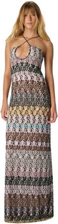 Missoni Long Dress With Embroidered Lace in Multicoloured at Nordstrom, Size 40 It