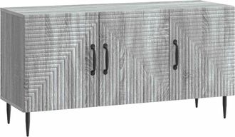 vidaXL Mueble De Tv Gris Sonoma 99 X 34,5 X 50 Cm Madera De Ingenier&iacute;a Vidaxl