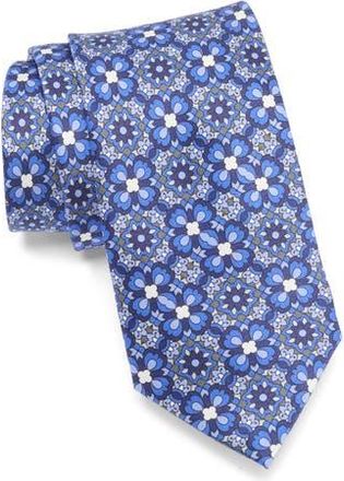 Robert Graham Floral Medallion Silk Tie in Navy at Nordstrom Rack