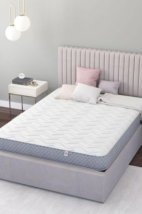 Aspire Home Accents 3 Layer Bonnell Cool Mattress in White | Size: Double