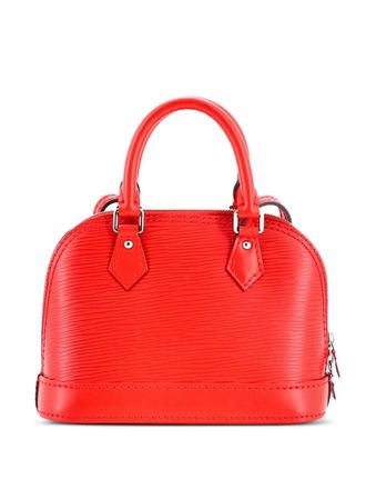 Louis Vuitton Alma Handbag Epi Leather Nano crossbody bag - Rosso