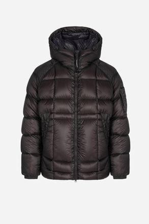 C.P. Company DD SHELL HOODED DOWN JACKET Size: XL, colour: BLACK