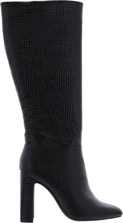 Steve Madden Ally Boot - Dames - Laarzen met Hak - Zwart - 40 EU - Leer - Schoenen