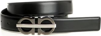 Ferragamo Riemen - Heren - Riemen - Zwart - 100 CM - Leer - Accessoires
