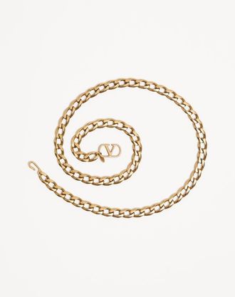 Valentino Garavani Cintura a catena Vlogo Signature Donna ORO S