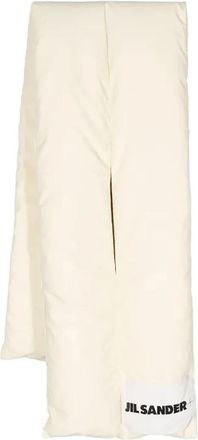 Jil Sander Dons Sjaal 01 - Dames - Wintersjaals - Beige - ONE Size - Accessoires