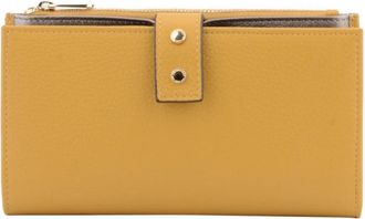 Pourchet Companion Wallet - Dames - Portefeuilles - Geel - ONE Size - Leer - Accessoires