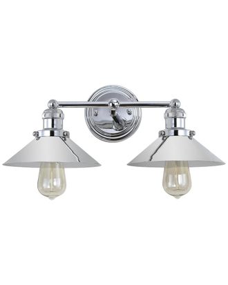 Jonathan Y Designs Jonathan Y Designs 2-Light June Chrome Vanity Light