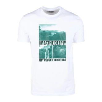 Dirk Bikkembergs Hombre, Camisetas, Blanco, Talla: S