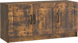 vidaXL Mueble De Tv Roble Ahumado 99 X 34,5 X 47 Cm Vidaxl