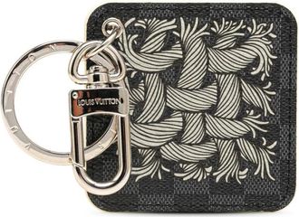 Louis Vuitton Pre-owned Accessories, female, Black, Size: ONE SIZE Pre-owned Floral Pattern Key Holder