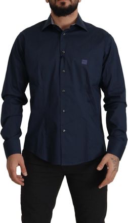 Roberto Cavalli Cotton Dress Formal Mens Shirt