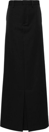 Jean Paul Gaultier wide-leg trousers - women - Wool - 34 - Black