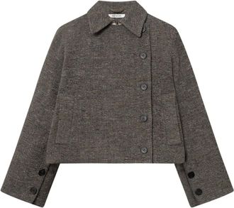 Mark Kenly Domino Tan Clarissa Structure Blend Jacket - female - Mark Kenly Domino Tan - Light Jackets - Brown - XS - Jackets