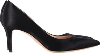 Gianvito Rossi Pre-owned Womens 70 Pumps in Black Satin - Size EU 39