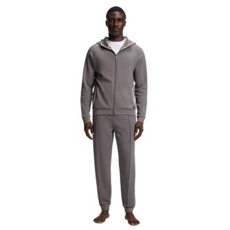 HUGO BOSS Heren Sense Slim Joggers met patroon (Donkergrijs)