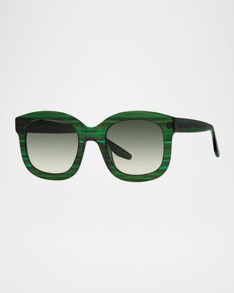 Barton Perreira Quannah Acetate Square Sunglasses