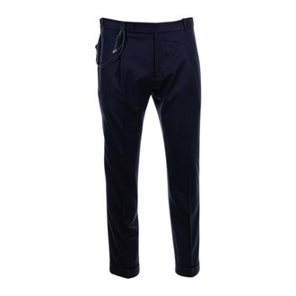 Berwich Heren, Broeken, Blauw, Maat: XL Wol