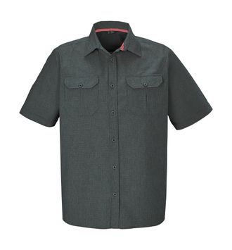 Killtec Funktionshemd KILLTEC KOS 47 MN WVN SHRT, Herren, Gr. 3XL, Normalgr&ouml;ssen, gr&uuml;n (dunkelgr&uuml;n), Oberstoff: 100% Polyester, Futter: 100% Polyester, Hemden