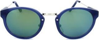 Retro Superfuture 54mm Round Sunglasses in Blue at Nordstrom Rack