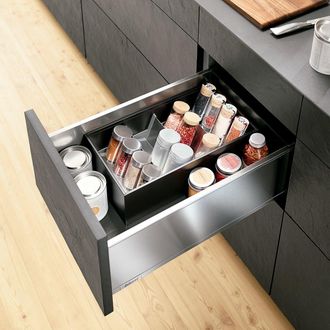Blum Especiero Inox Antihuellas Altura 84,1 Mm Ambia-line Blum R.zc7g0p0i