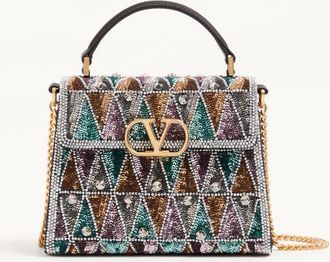 Valentino Garavani Borsa Mini A Mano Valentino Garavani VSling Ricamata Donna MULTICOLOR UNI