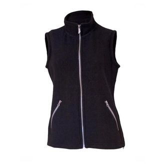 Ivanhoe of Sweden Flora Vest Merinogilet f&uuml;r Damen | schwarz