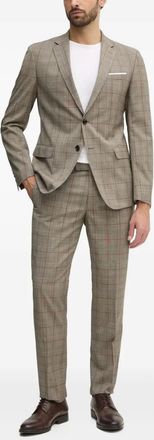 Joop Completo Herby-Blayr Modular a quadri con due bottoni - Toni neutri