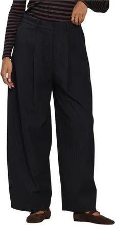 By-Bar Amsterdam Broeken, Dames, Zwart, L, Polyester, Benji Pinstripe Broek