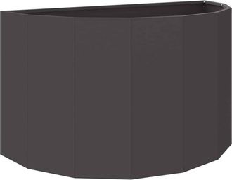 vidaXL Jardinera Negro 90 X 45 X 50 Cm Acero Vidaxl